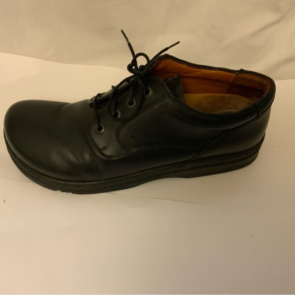 Footprints by Birkenstock Black Leather Lace Up Sneaker Shoes Women EU 42/ 11